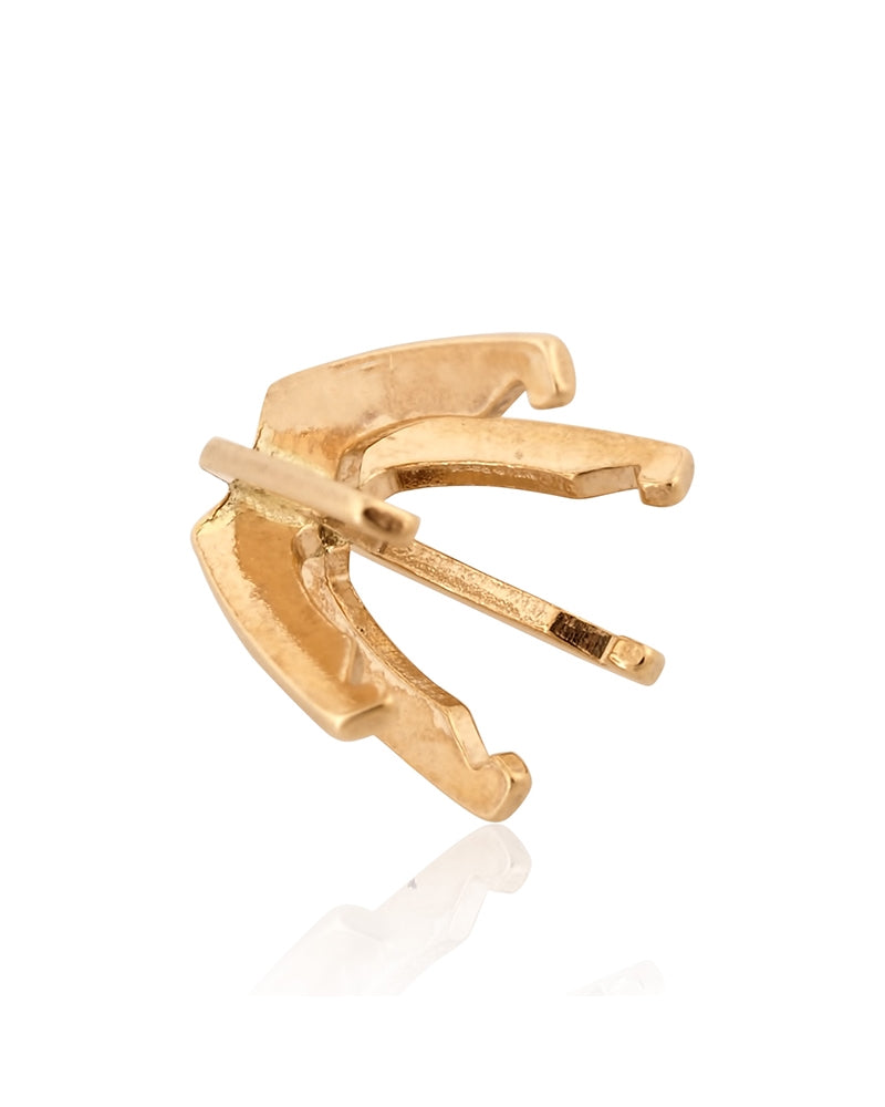 שאטון זהב 18K לבן מרטיני 6 זרועות לאבן 1קראט