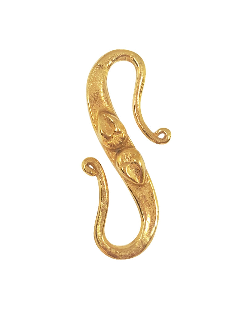 סוגר S ציפוי זהב