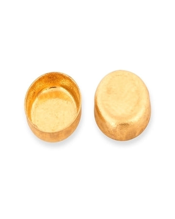 בית אבן אובלי 9K צהוב 8X10 מ"מ