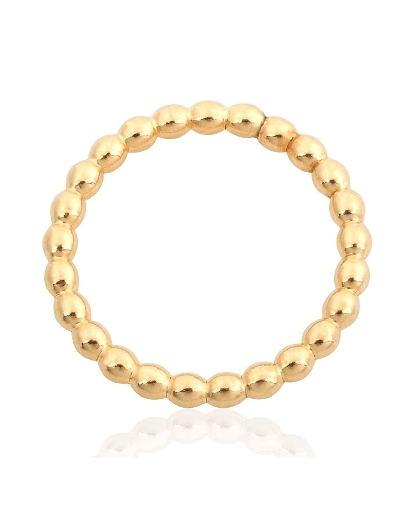 טבעת גולדפילד מחוט כדורי צהוב 2 מ"מ מידה 7