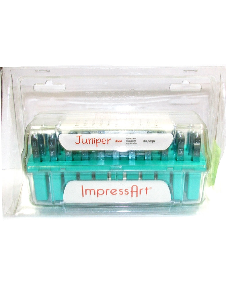 סט פונצ'ים אותיות 3 מ"מ JUPINER