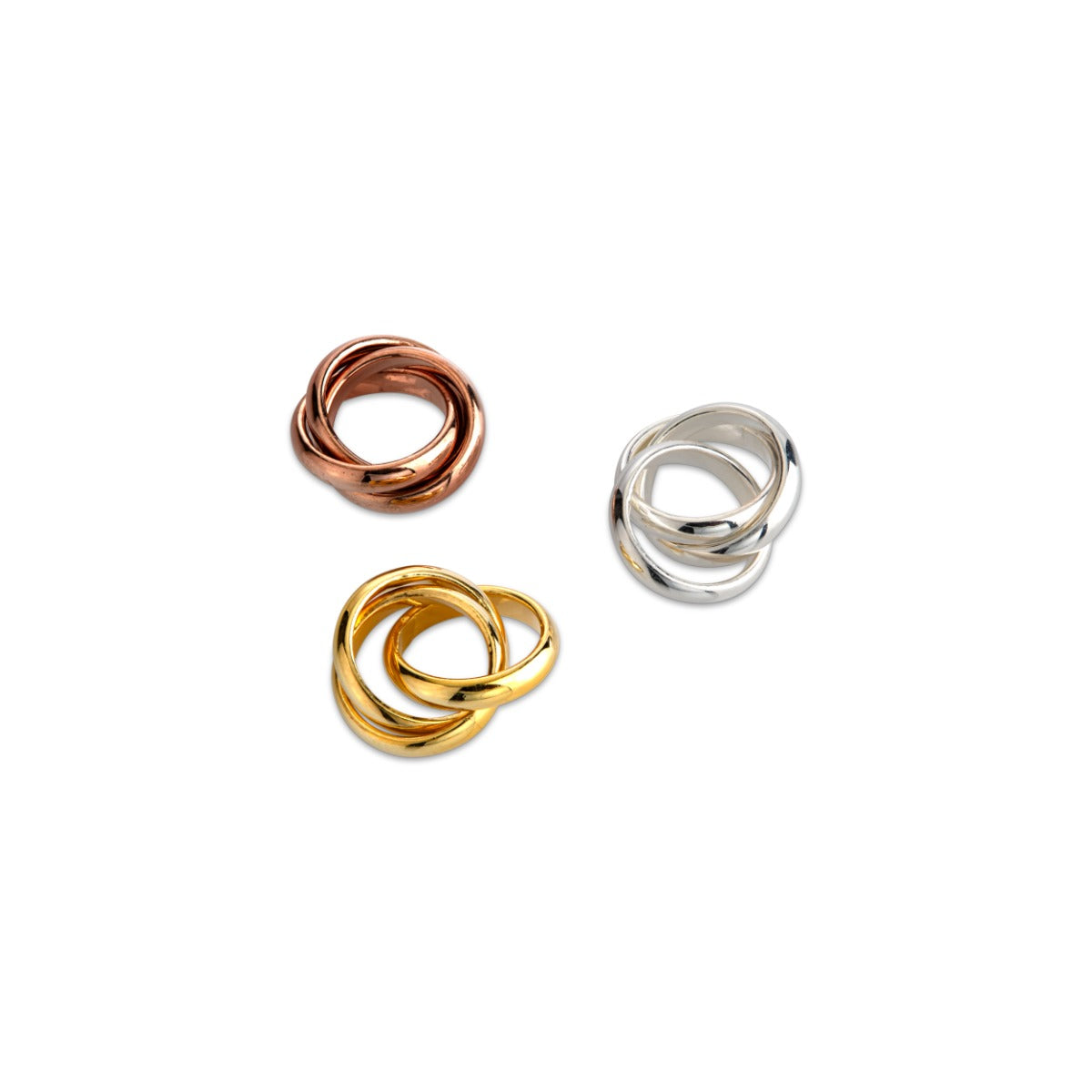 שלישית תליוני כסף חישוק 10מ"מ