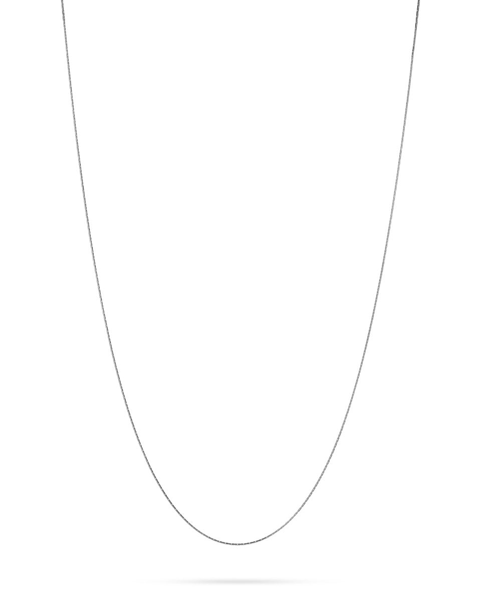 שרשרת כסף 925 השחלה 8 צדדים 0.6 מ"מ