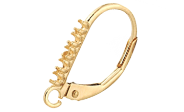 Earrings/Leverback/Leverback Setting