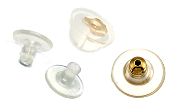 Jewelry Findings/Posts-Earbacks/Silicone Coverd