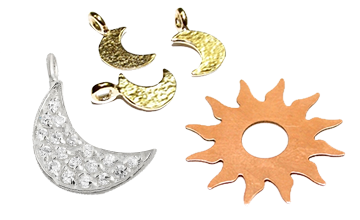 Jewelry Findings/Pendants/Sun & Moon