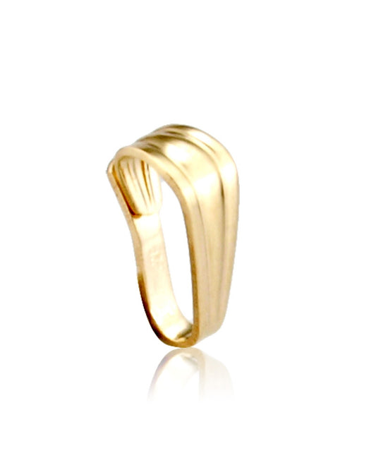 מחזיק תליון זהב 14K צהוב באורך 5.2ממ