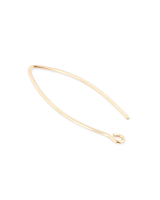 מתלה עגיל גולדפילד צורת עין קטן חוט 0.8 מ"מ