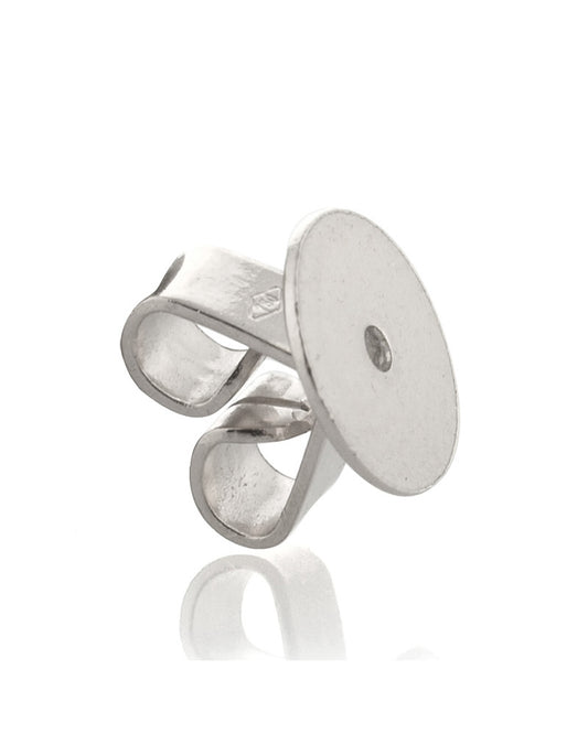 פרפר 18K לבן קוטר 6מ"מ