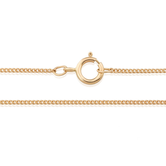  שרשרת פנצר 45 ס"מ זהב צהוב 14 קראט