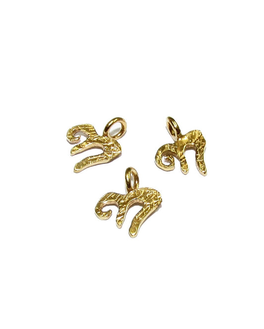 תליון ציפוי זהב k14 חי קטן