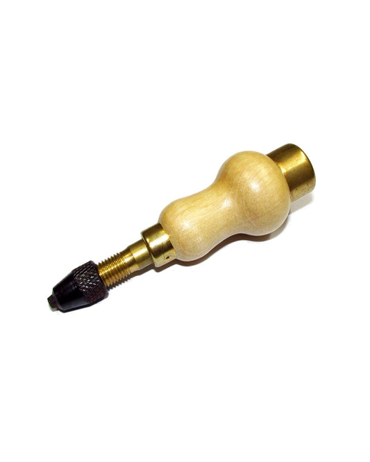 ידית עץ עם פוטר