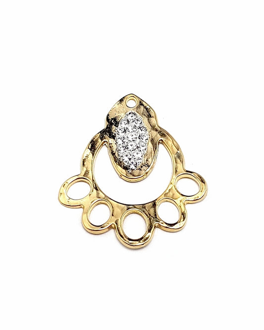 תליון מעוצב מצופה זהב 