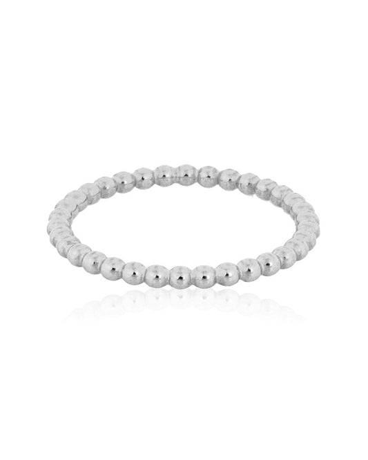 טבעת כסף 925 מחוט כדורי 1.5 מ"מ מידה 5.5 (16.7 מ"מ)