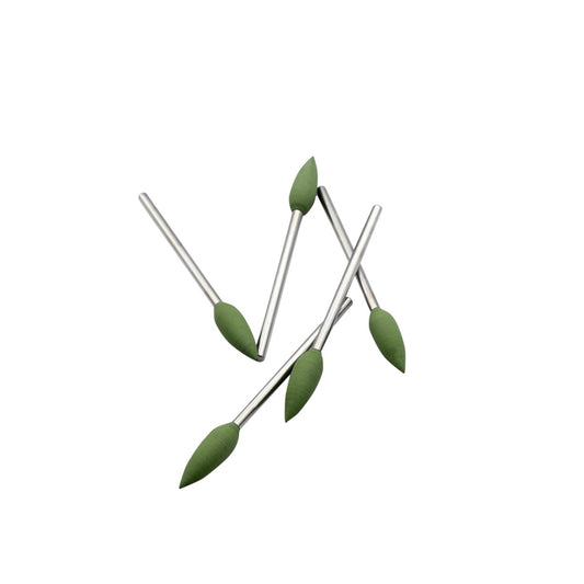 גומי ליטוש על ציר קוני ירוק 