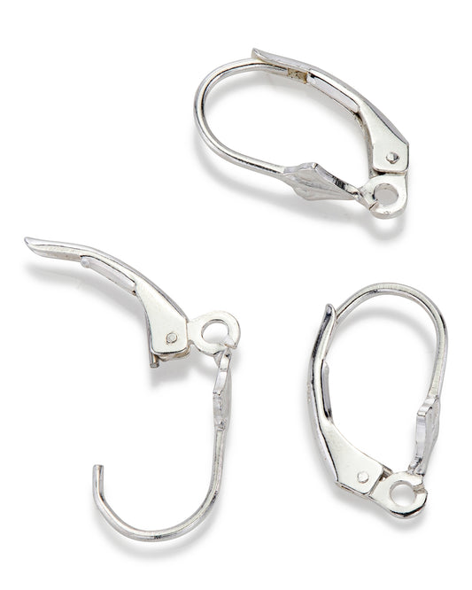 מתלה קפיץ  כסף 925 14X12מ"מ