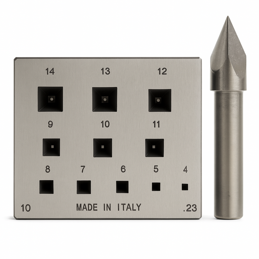 בלוק הטבעה לבית אבן מרובע 14-4 מ"מ 