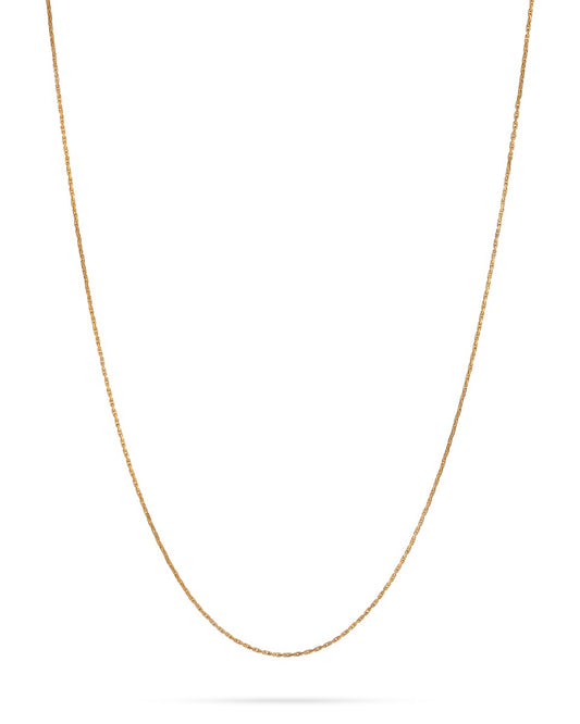 Yellow Gold Filled 0.75mm Wheat Chain