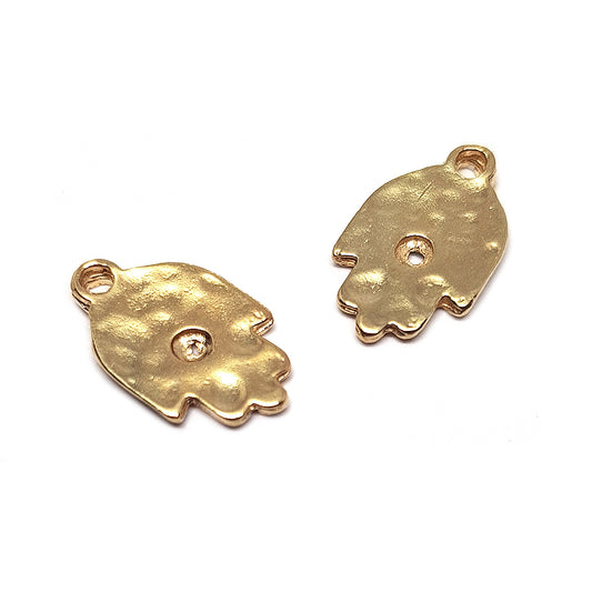 תליון ציפוי זהב 14K חמסה