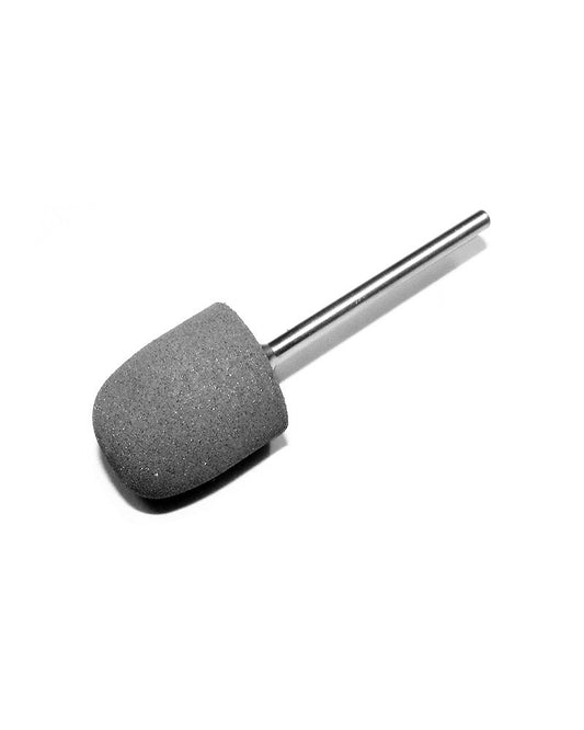  מברשת ליטוש גומי אפור גס ציר 14 מ"מ