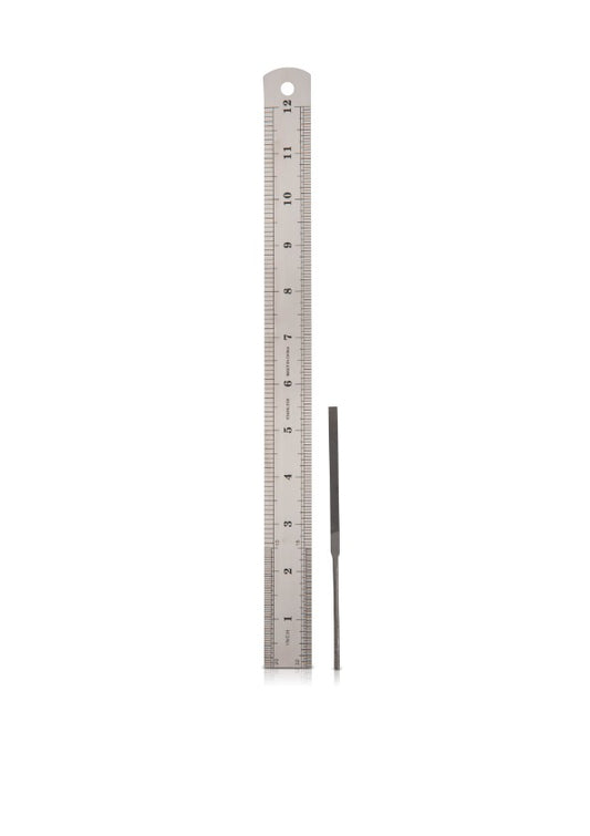 פצירה מחט מיני שטוחה 100 ממ מס' 0